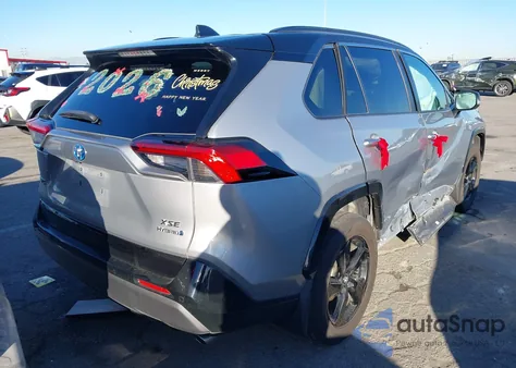 2020 Toyota Rav4 Hybrid Xse z USA, uszkodzony, nr VIN 2T3EWRFV9LW096089